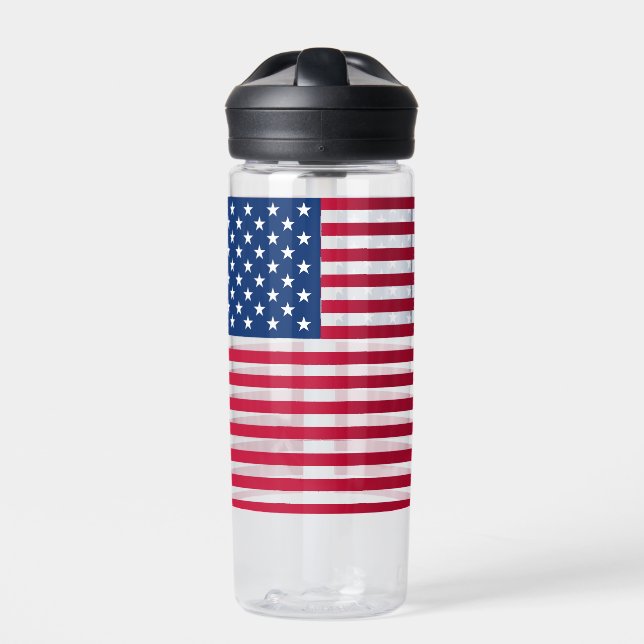 Bouteille D'eau American USA Flag Pride Design-76353 (Extérieur)