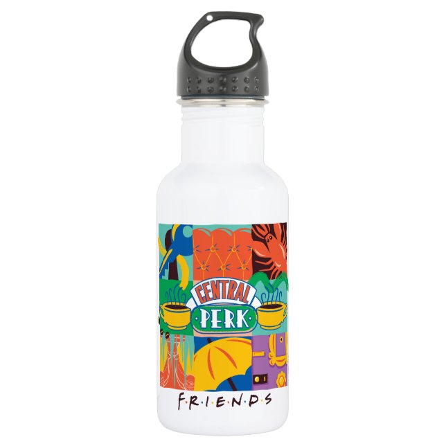 Bouteille D'eau AMIS™ | Central Perk Vibrant Graphic (Devant)