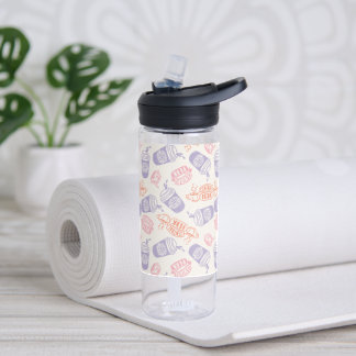 Bouteille D'eau AMIS™ | Pastel Central Perk Motif