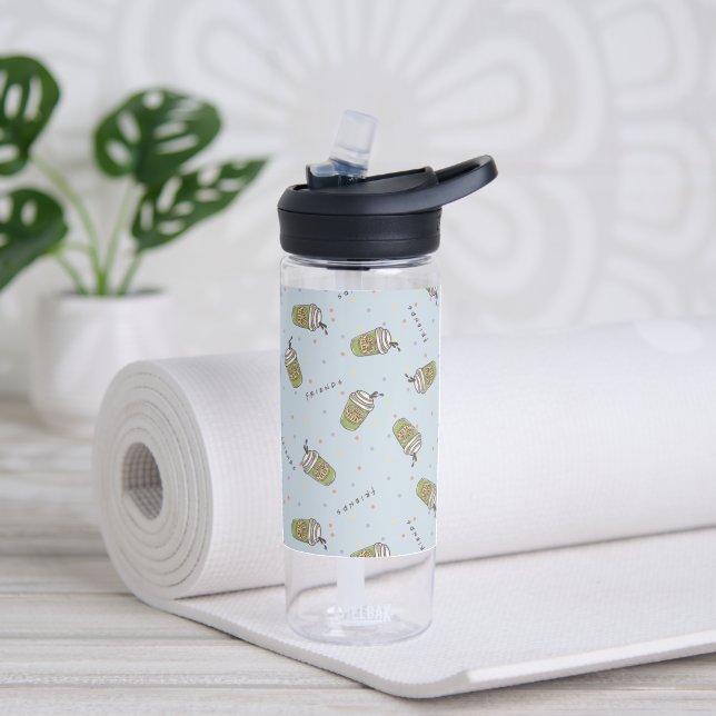 Bouteille D'eau AMIS™ | Polka Dot Central Perk Motif (Yoga)