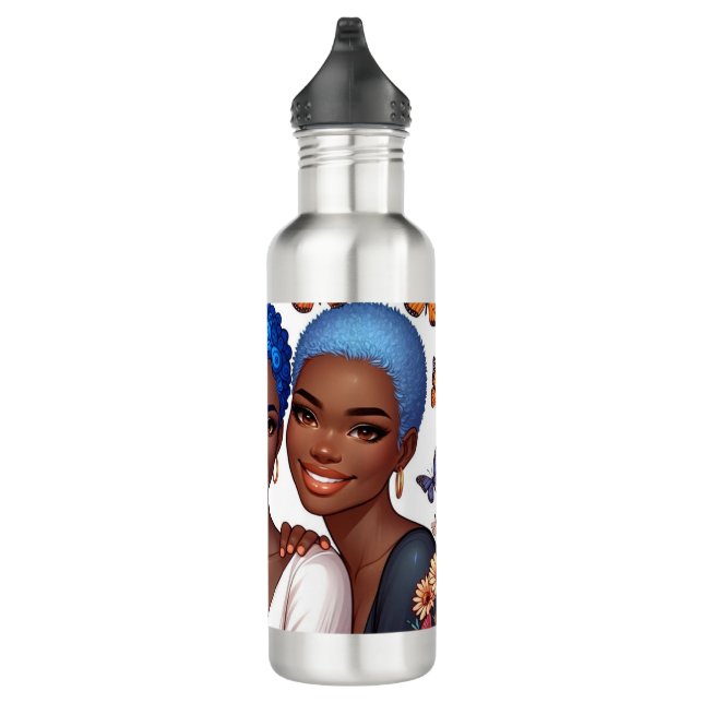 Bouteille D'eau Amitié et mots (Droite)