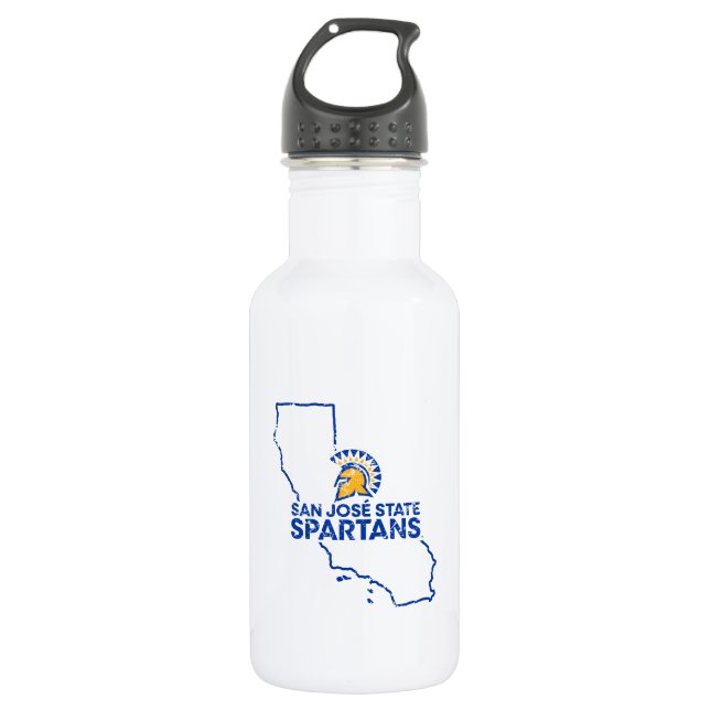 Bouteille D'eau Amour de Spartans d'état de San Jose (Devant)