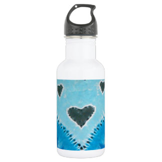 Bouteille D'eau Amour Happy Hearts Face Tie Dye