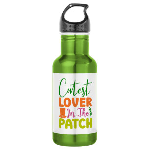 Bouteille D'eau Amoureux le plus mignon dans le patch-60836