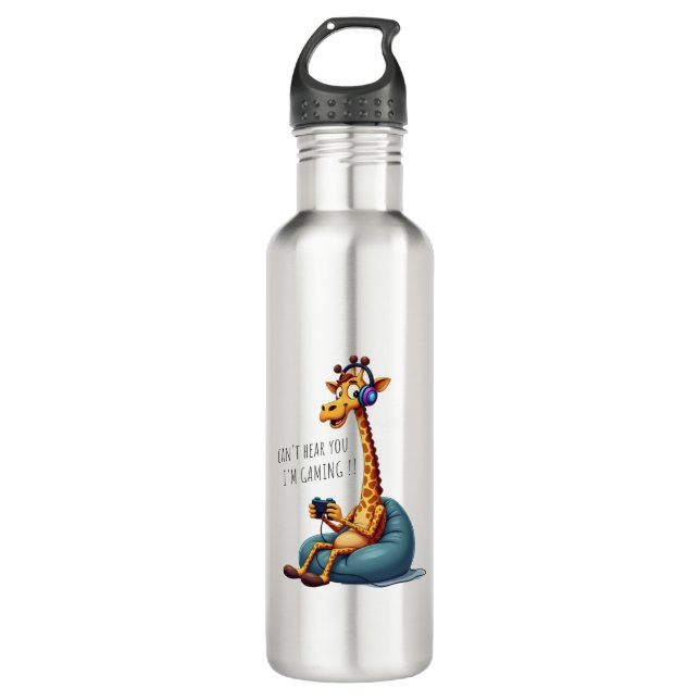 Bouteille D'eau Amusant Joueur Giraffe Jeu Pour Garçons Homme Jeu  (Devant)