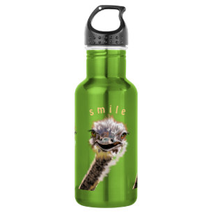 Bouteille d'eau amusante avec Jouer Happy Ostrich