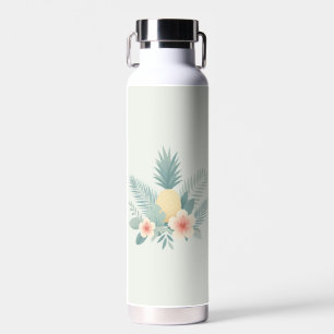 Bouteille D'eau Ananas floral & Hawaiian