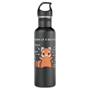 Bouteille D'eau Anatomie d'un zoologiste scientifique Red Panda