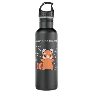 Bouteille D'eau Anatomie d'un zoologiste scientifique Red Panda