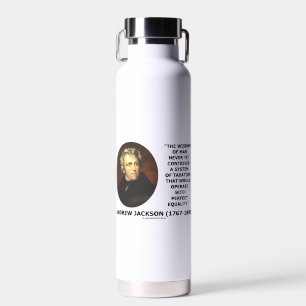 Bouteille D'eau Andrew Jackson La Sagesse Contrevient L'Égalité Fi