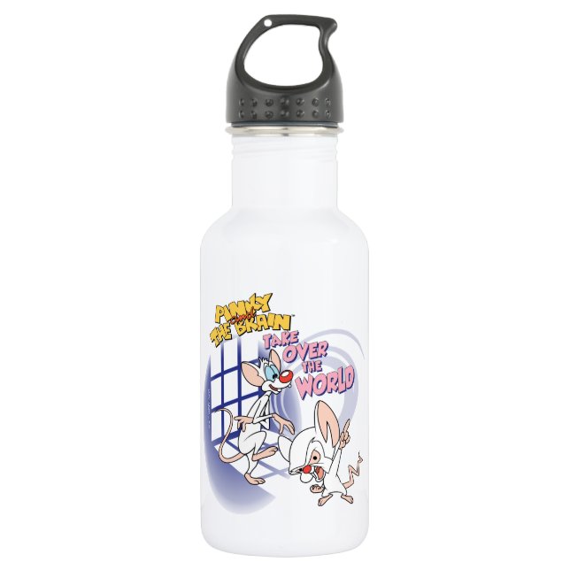 Bouteille D'eau Animaniacs | Reprendre Le Monde Graphique (Devant)