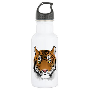 Bouteille D'eau Animaux Stripes Tiger Zoo Nature Jungle Safari Art