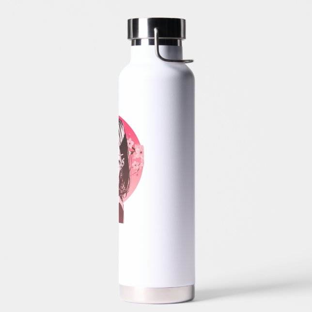 Bouteille D'eau Anime Girl stylish sticker (Gauche)