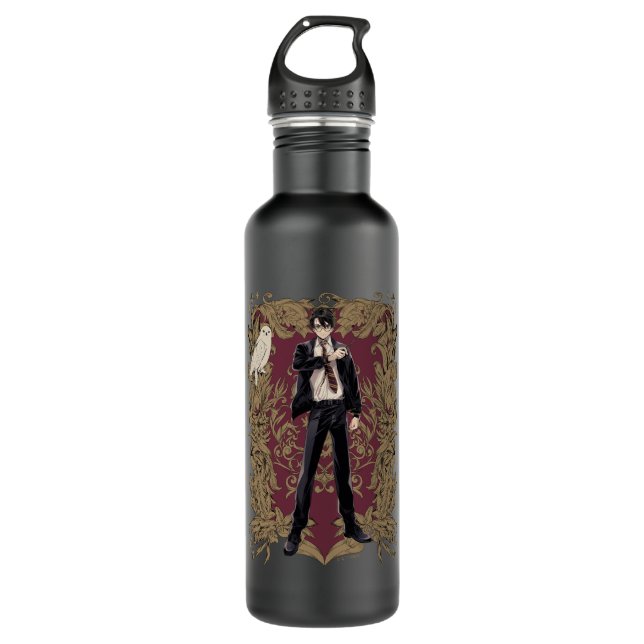 Bouteille D'eau Anime HARRY POTTER™ Cadre Orné (Devant)