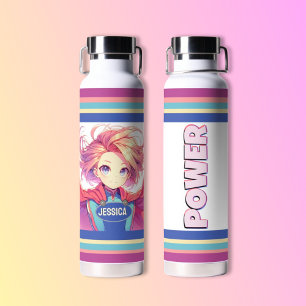 Bouteille D'eau Anime Power Hero Girl