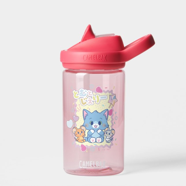 Bouteille D'eau Anime Tom et Jerry Strawberry Fun (Gauche)