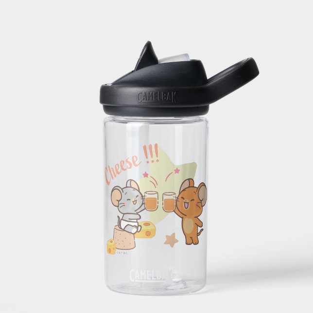 Bouteille D'eau Anime Tuffy et Jerry Cheese au fromage (Gauche)