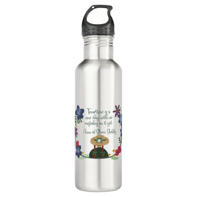 Bouteille D'eau Anne des pignons verts (Devant)