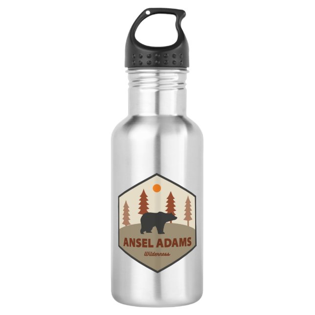 Bouteille D'eau Ansel Adams Wilderness California Bear (Devant)