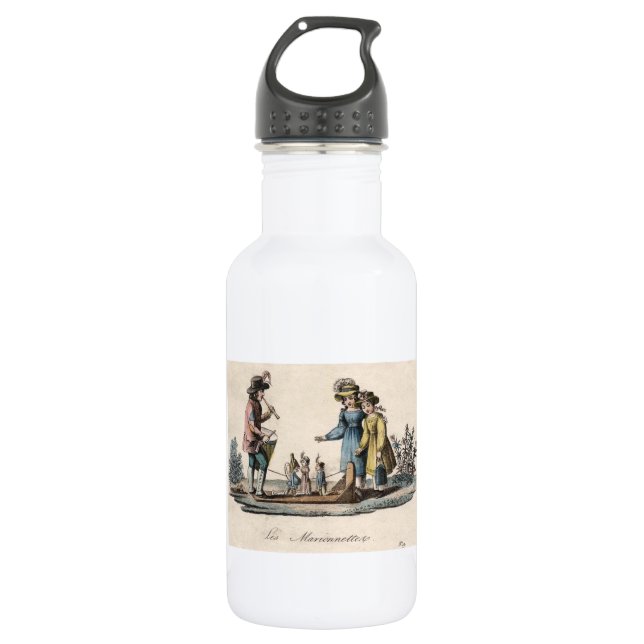 Bouteille D'eau Antique Marionnette Enfants Spectacle Danse (Devant)