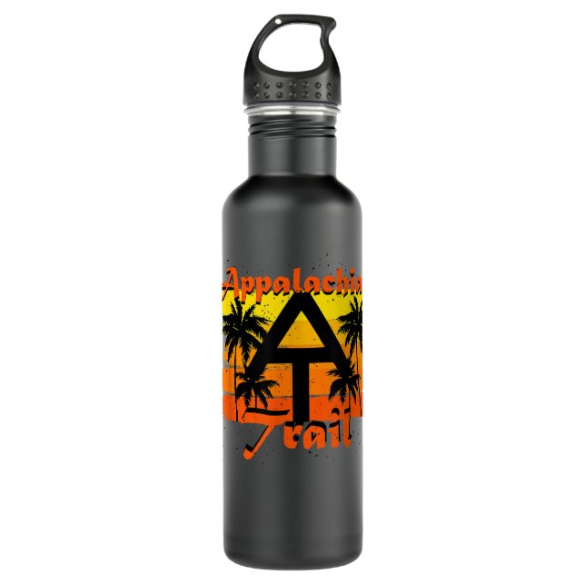 Bouteille D'eau Appalachian Trail Hike Mountain Range Travel Outdo (Devant)
