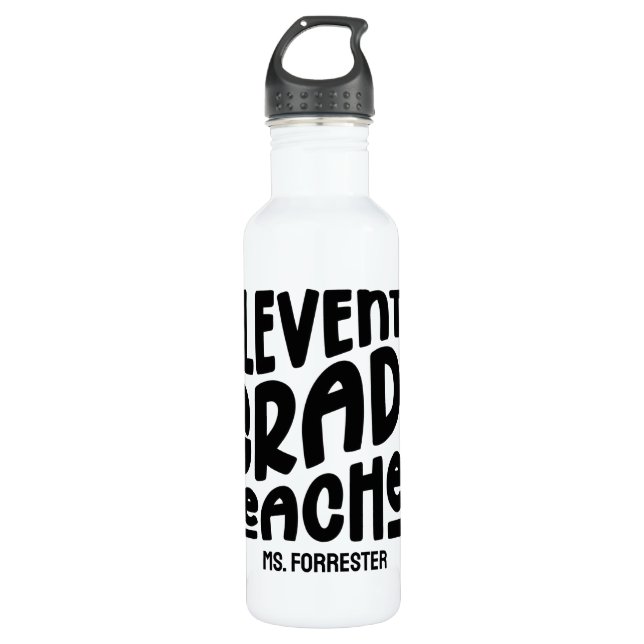 Bouteille D'eau Appréciation minimale des enseignants de 11e année (Devant)