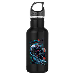 Bouteille D'eau Aquaman Orm, Manta noir, Tylosaur, et bateaux