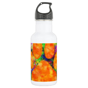 Bouteille D'eau Aquarelle Empreinte de patte de chien