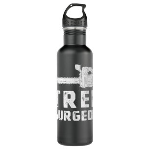 Bouteille D'eau Arboriste scie, Oeuvre Arbre Lumberjack Tee Cadeau