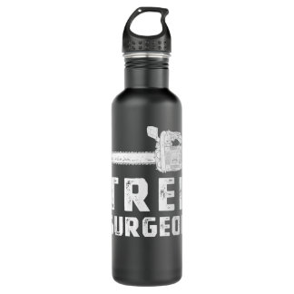 Bouteille D'eau Arboriste scie, Oeuvre Arbre Lumberjack Tee Cadeau