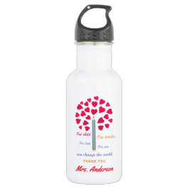 Bouteille D'eau Arbre grand crayon / Appréciation de l'enseignant