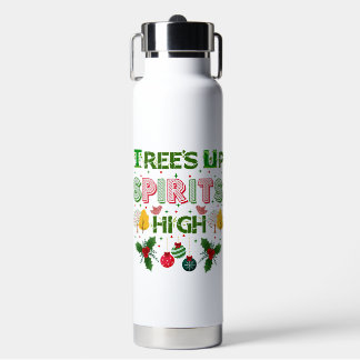 Bouteille D'eau Arbres élèvent les esprits haut graphisme de vacan