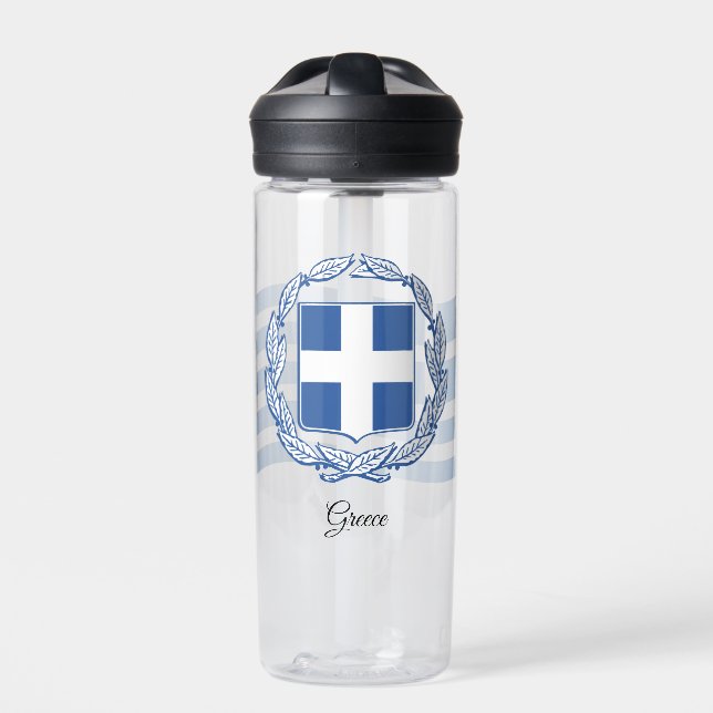 Bouteille D'eau Armoiries grecques, Drapeau, Grèce (Extérieur)