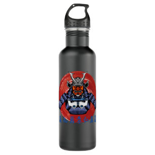 Bouteille D'eau Armoiries rétro Samurai - Parfait Samurai Design