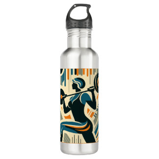 Bouteille D'eau Art Déco féminin puissant