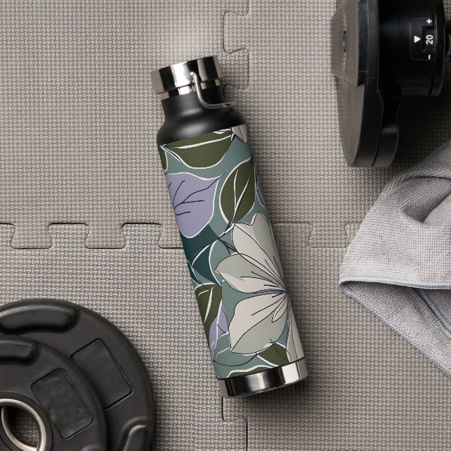 Bouteille D'eau Art floral contemporain  (Salle de sport (pivotée))