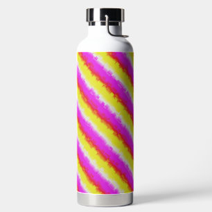 Bouteille D'eau Artdeco rose Jaune Artdeco Arc-en-ciel rayures