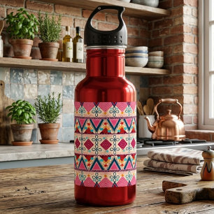 Bouteille D'eau Artisanat Boho Folk