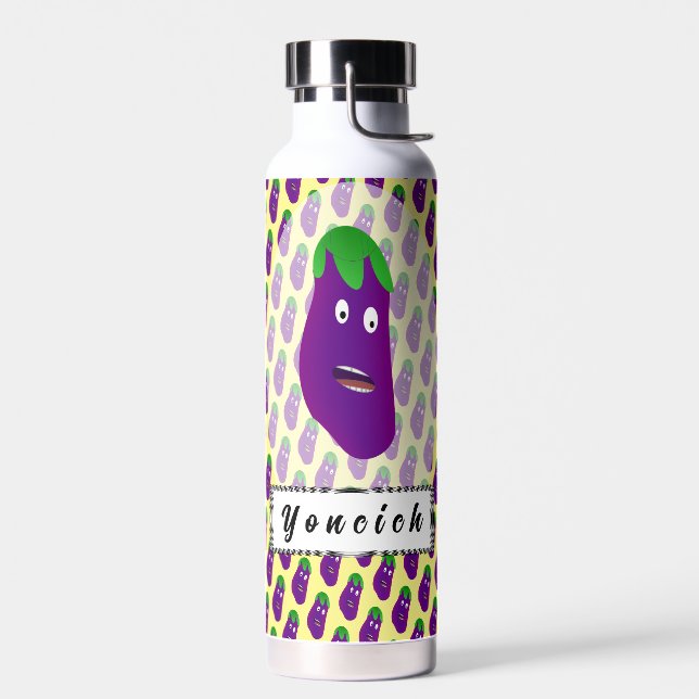 Bouteille D'eau Aubergine surprise par Kenneth Yoncich (Gauche)