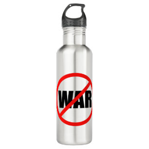 Bouteille D'eau Aucun symbole de guerre