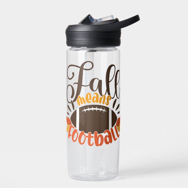 Bouteille D'eau Automne signifie football (Gauche)