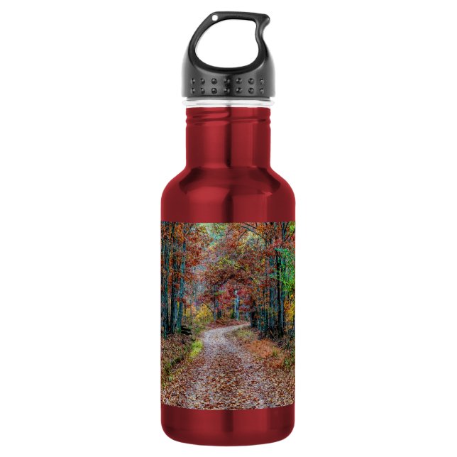Bouteille D'eau Automne sur le chemin Dirt nouveau Acier inoxydabl (Devant)