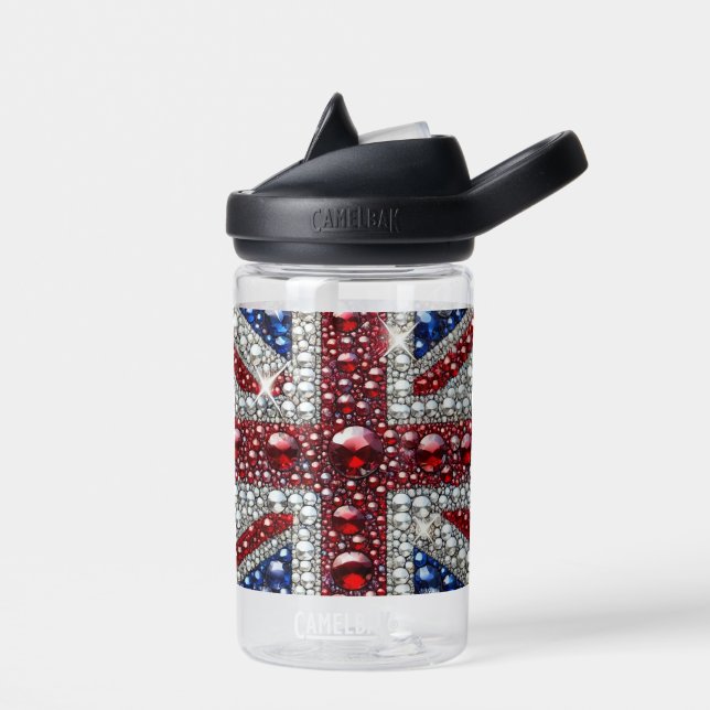Bouteille d'eau aux couleurs britanniques Design (Gauche)