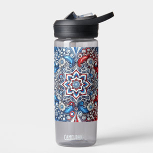 Bouteille d'eau aux couleurs françaises Design