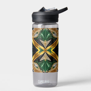 Bouteille d'eau aux couleurs jamaïcaines Design