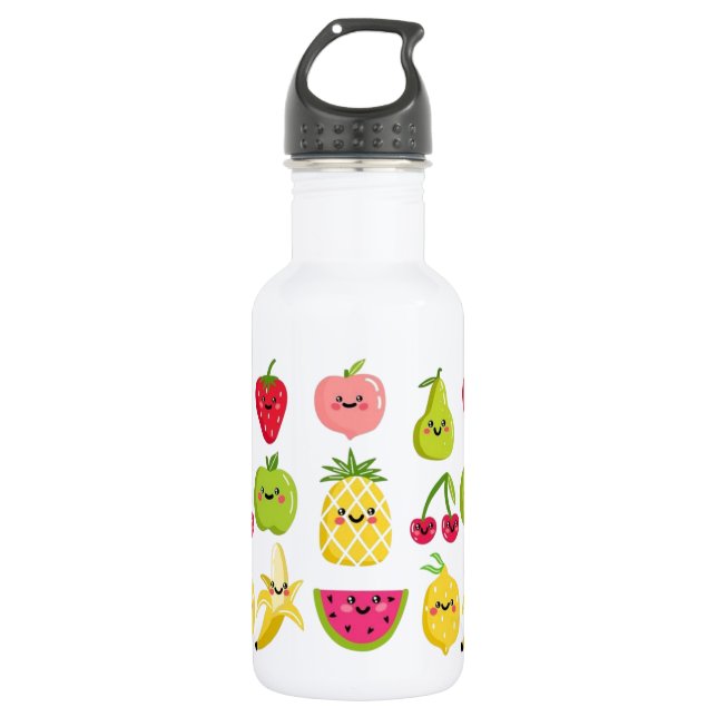 Bouteille d'eau aux fruits mignons (Devant)
