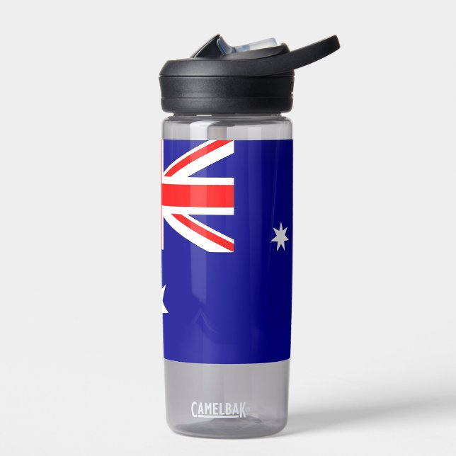 Bouteille d'eau avec drapeau d'Australie (Gauche)