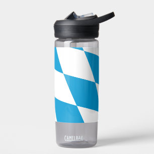 Bouteille d'eau avec drapeau de Bavière, Allemagne
