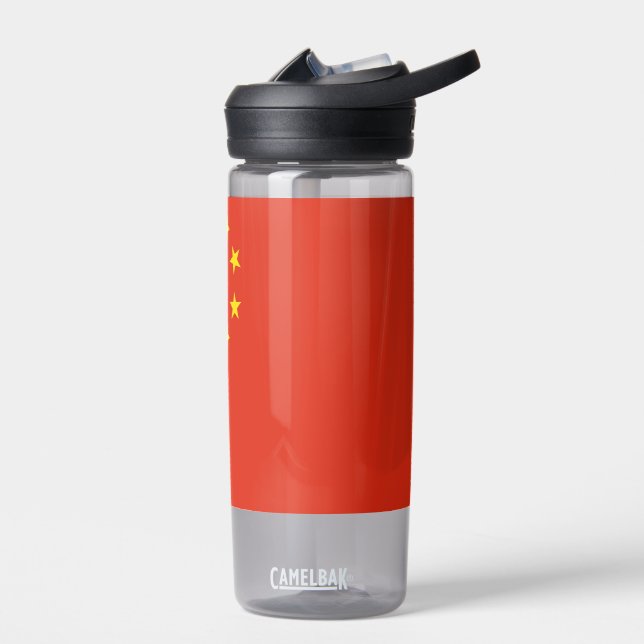 Bouteille d'eau avec drapeau de la Chine (Gauche)