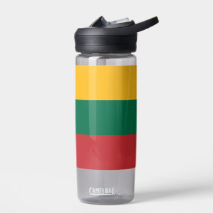 Bouteille d'eau avec drapeau de Lituanie